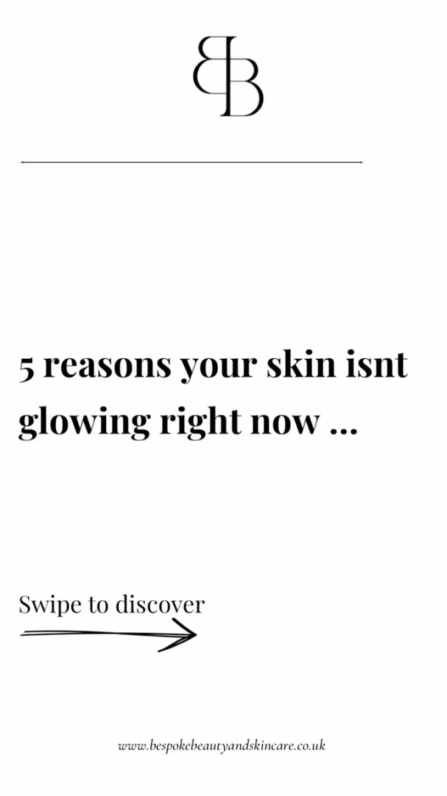 ✨SKINCARE KNOWHOW….. does this apply to you? 

#skincare #facials #beauty #selfcare #baildonbeauty